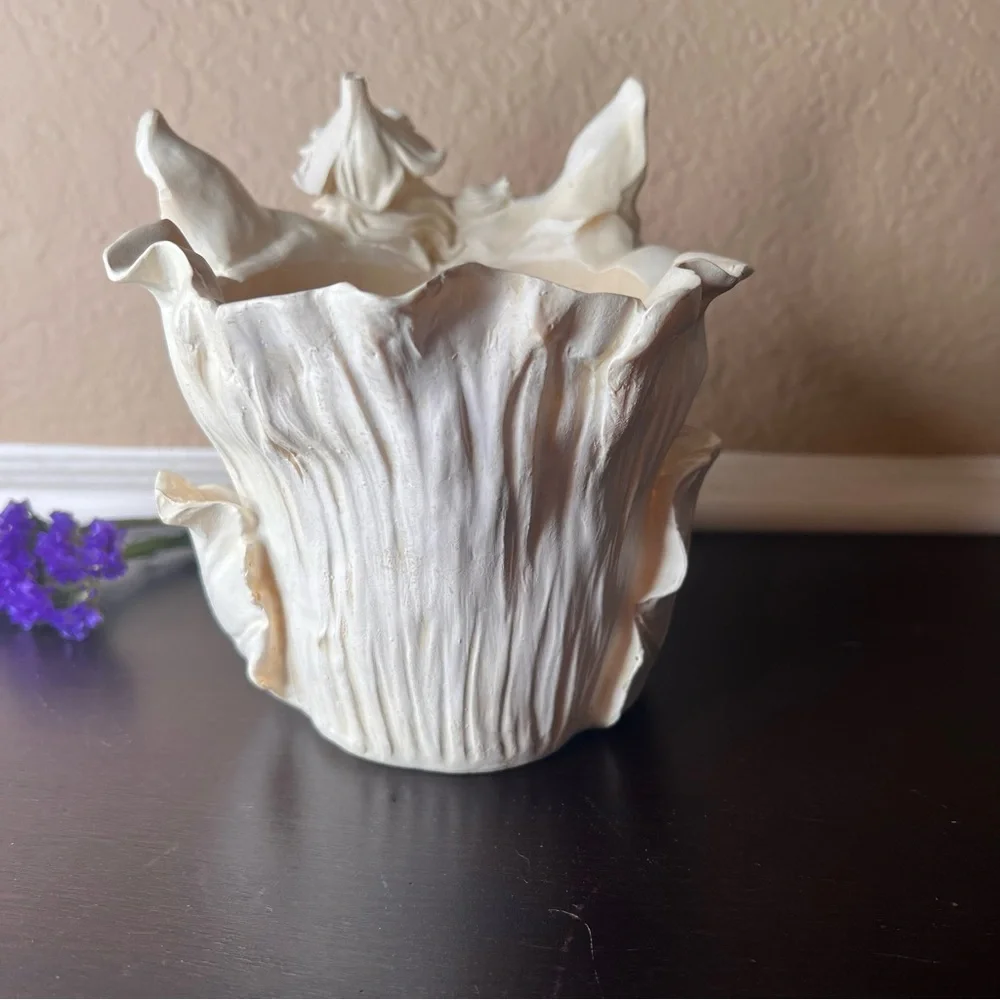 Vintage Resin Garden Fairy Planter, Flower Pot, Gardener Gift, Green Thumb, Hous